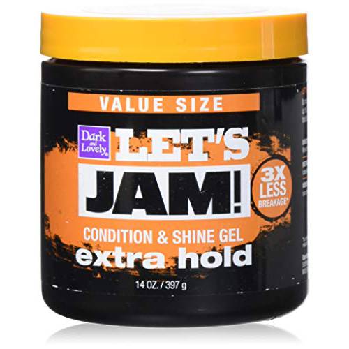 Softsheen Carson Let’s Jam Extra Hold Shining and Conditioning Gel, 14 Ounce (Pack of 6)