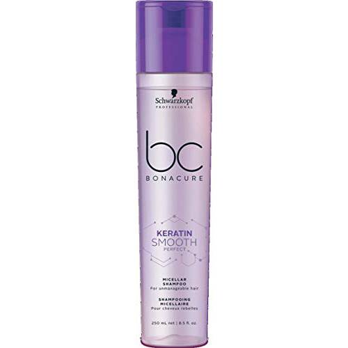 BC BONACURE Keratin Smooth Perfect Micellar Shampoo, 8.5-Ounce