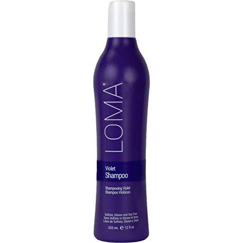 Loma Hair Care Violet Shampoo, Vanilla Bean/Blood Orange