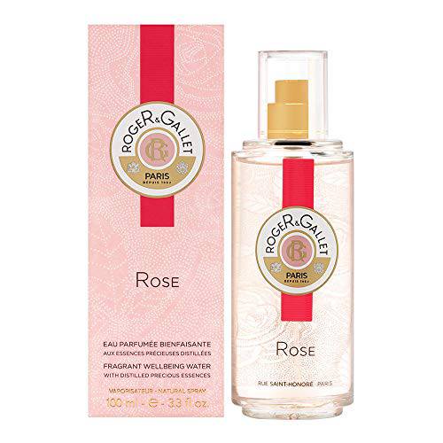 Roger & Gallet | Fragrant Water Body Spray for Women | Rose 3.3 Fluid Oz.