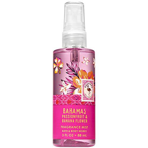 Bath and Body Works PINK PASSIONFRUIT & BANANA FLOWER Travel Size Fine Fragrance Mist 3 Fluid Ounce
