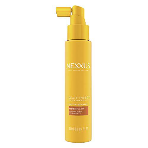 Nexxus Scalp Inergy Leave-in Conditioner For Damaged Hair, Deep Conditioner, Paraben-Free 3.3 oz