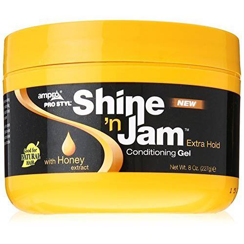 Ampro Shine ’N Jam Conditioning Gel, Extra Hold, 8 Ounce