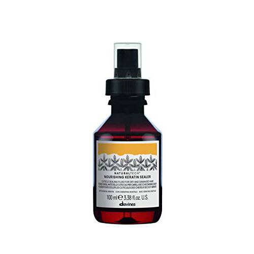 Davines Naturaltech NOURISHING Keratin Sealer, No Rinse Softening And Protection to Strengthen And Defend Against Split Ends, 3.38 Fl. Oz.