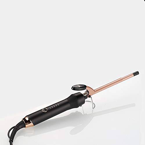 Hair Curling Iron 1/3inch 9mm for Short Hair Small Tourmaline Ceramic Barrel Curling Wand…