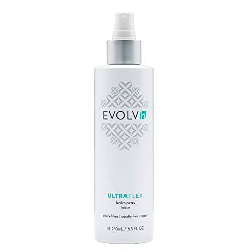 EVOLVh - Natural UltraFlex Hairspray | Vegan, Non-Toxic, Clean Hair Care (Full Size)