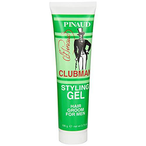 Clubman Styling Gel Tube 3.75 Ounce For Men (111ml) (3 Pack)