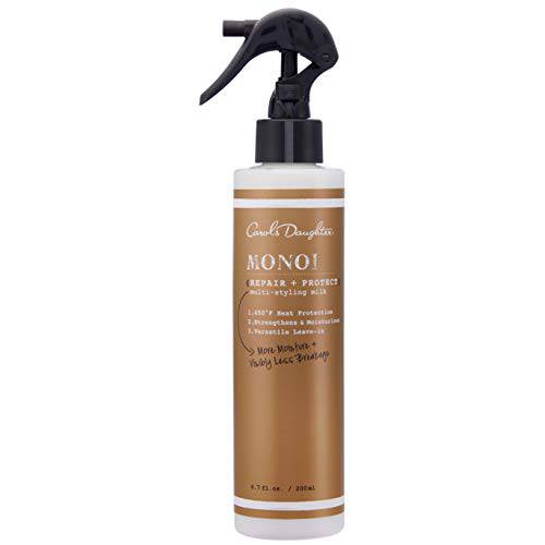 Carol’s Daughter Monoi Multi Styling Milk, Lightweight Protective Leave In Conditioner with Monoi Oil for Dry, Damaged and Breakage Prone Hair To Repair and Protect as You Style, 6.7 fl oz