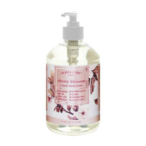 Olivia Care Liquid Hand Soap, Cherry Blossom, 18.5 Fluid Ounce