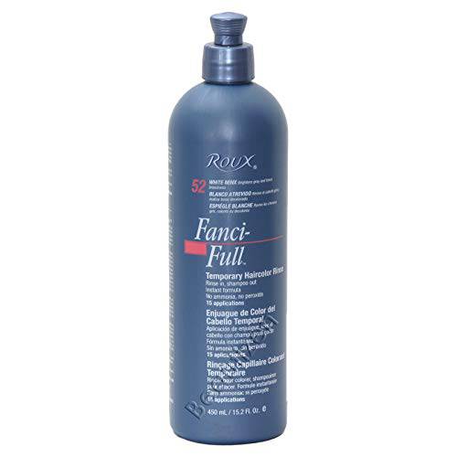 Roux Fanci-Full Rinse 52 White Minx 15.2 Ounce (449ml) (2 Pack)