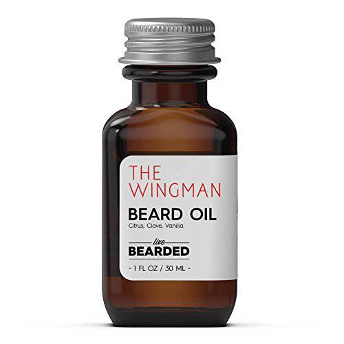 Live Bearded: Beard Oil - Canyon - Premium Beard and Skin Care with Jojoba Oil - 1 fl. oz. - Beard Itch and Dry Skin Relief - Handcrafted with All-Natural Ingredients - Made in the USA