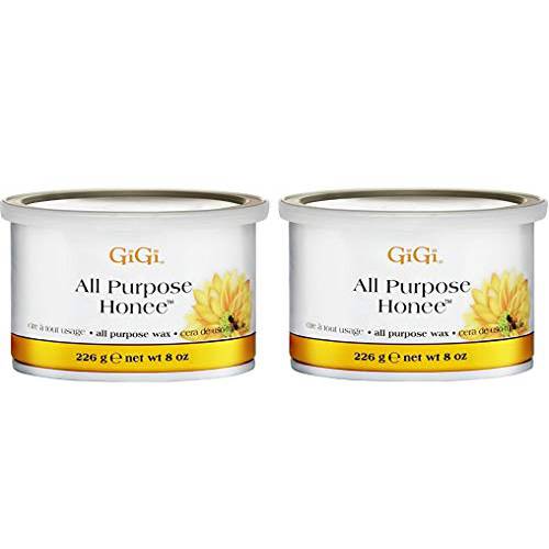 GiGi All Purpose Honee Wax 8 oz (Pack of 2)