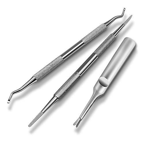 10PCS Ingrown Toenail Removal Kit, Surgical Stainless Steel Nail Tools for Manicure Professional Quality Ingrown Pedicure Tools Set with File and Lifters Manicure Care Solution