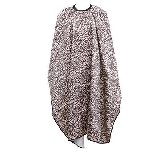 SUPVOX Salon Barber Cape Leopard Cutclothes Cloth Cape Waterproof Non sticky Hair Cutting Salon Cape Hairdressing Apron for Styling Hair Cut Hairdresser