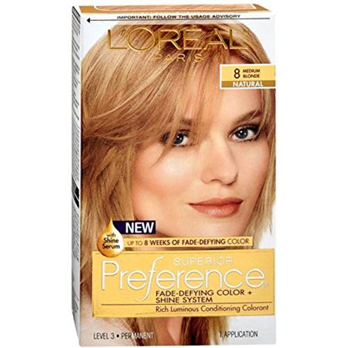 L’Oreal Superior Preference Hair Color 8 Medium Blonde
