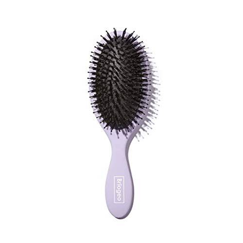 Briogeo Vegan Boar Bristle Hair Brush | For Long, Short, Thick, Thin, Curly, Wavy, Straight Hair