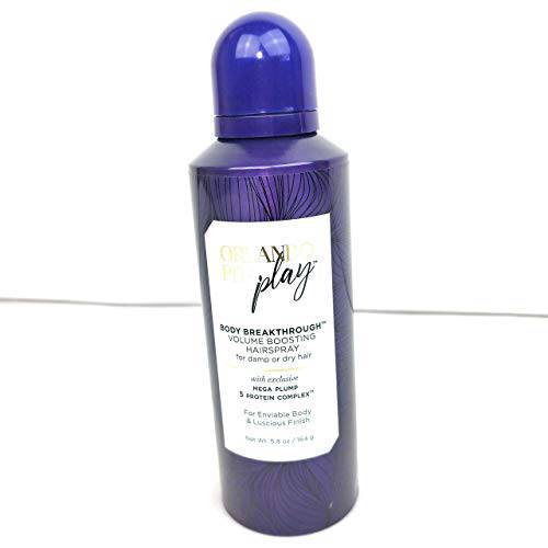 ORLANDO PITA PLAY Body Breakthrough Volume Boosting Hairspray, Adds Texture & Fullness, 5.8 Oz