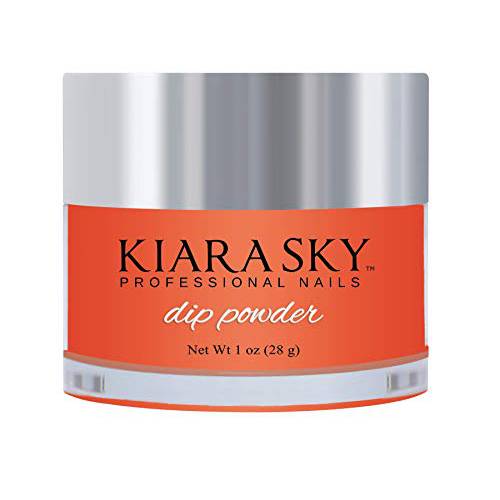 Kiara Sky Nail Dipping Powder Glow Collection 1 oz. (Bright Clementine)