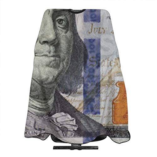 USA One Hundred Dollars Salon Hair Cutting Cape Cloth Designer Barber Hairdressing Wrap Haircut Apron for Profession Barbershop