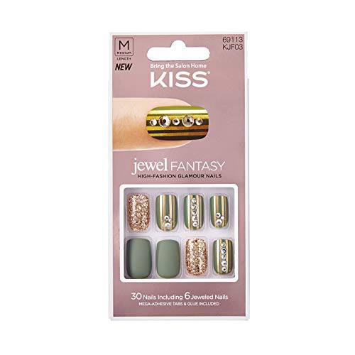 KISS Jewel Fantasy Nails Medium Length KJF01