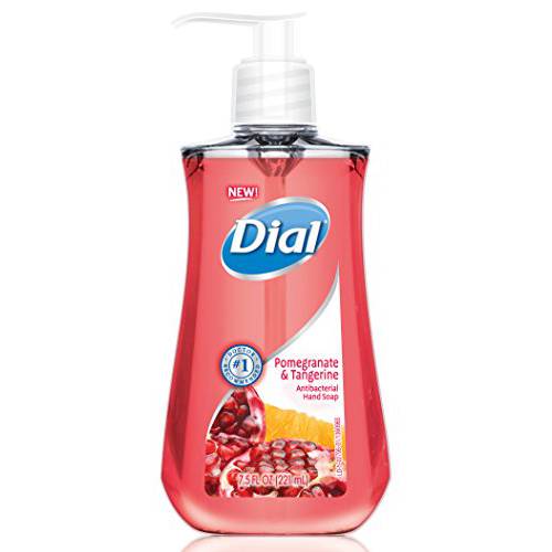 Dial Liquid Hand Soap, Pomegranate and Tangerine, 7.5 Fl. Oz (Pack of 1)