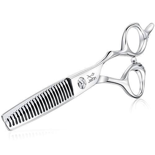 JASON 6 Texturizing Hair Scissors, 23 Teeth Hair Texture Shears Professional Blending Hair Thinning Scissor for Barber, Hairdresser, Stylist, Women and Men, Japanese 440C Stainless Steel
