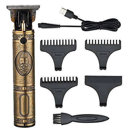 Soonsell Hair Clippers for Men,Beard Trimmer for Men, Electric T Blade Liners Outline Edgers Shaver 0mm Bald Zero Gap Grooming Kit ，Cordless Clippers for Hair Cutting