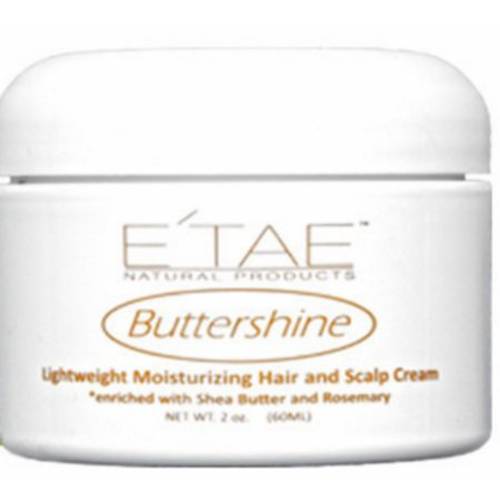 E’TAE Natural Products - Buttershine Moisturizing Hair and Scalp Cream 2oz (1 Pack)
