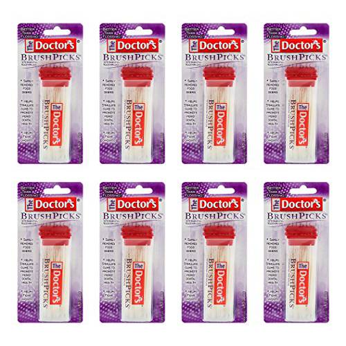 The Doctor’s BrushPicks Interdental Toothpicks, 120-Picks per pack (8-Pack)