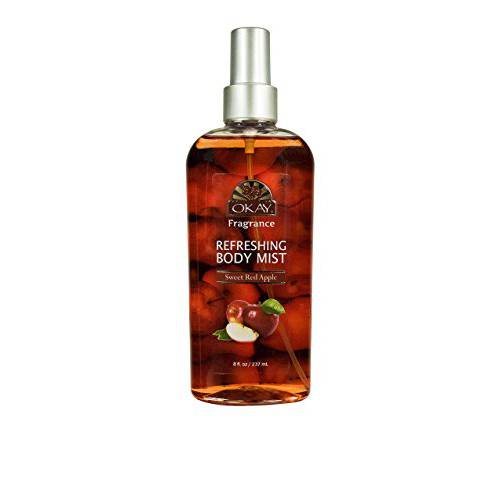 Refreshing Body Mist Red Apple Leaves You Beautifully Scented Fully Refreshed Will Awaken Your Senses Leaving You Feeling Revitalized Silicone,Paraben Free For All Skin Types Made In USA 8oz