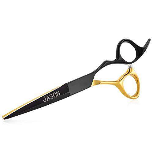 JASON 6’’ Hair Cutting Scissors Professional Barber Shears 440C Japanese Stainless Steel Stylist Trimming Shear Salon Razor Edge Scissor