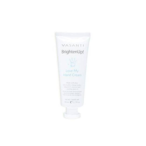 VASANTI 50mL Brighten Up Love My Hand Cream - Rich in Aloe, Butter and Natural Oils for Soft and Hydrated Hands