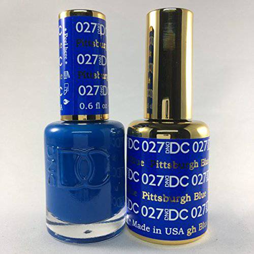 DND DC Duo Gel + Polish - 027 Pittsburgh Blue