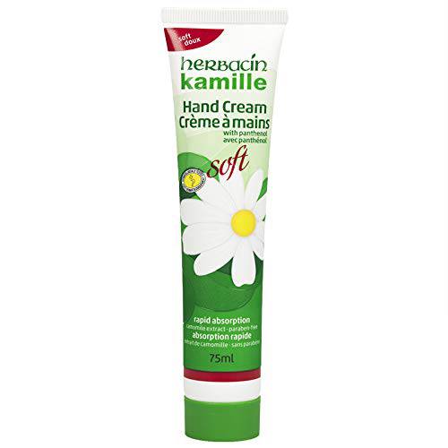 Herbacin Kamille Unscented Hand Cream With Glycerine 2 Pack (2x 2.5oz Tubes)