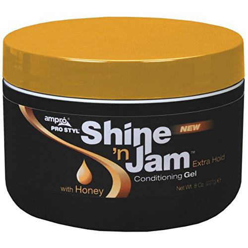 Ampro Shine ’n Jam Conditioning Gel, Extra Hold, 8 oz (Pack of 4)