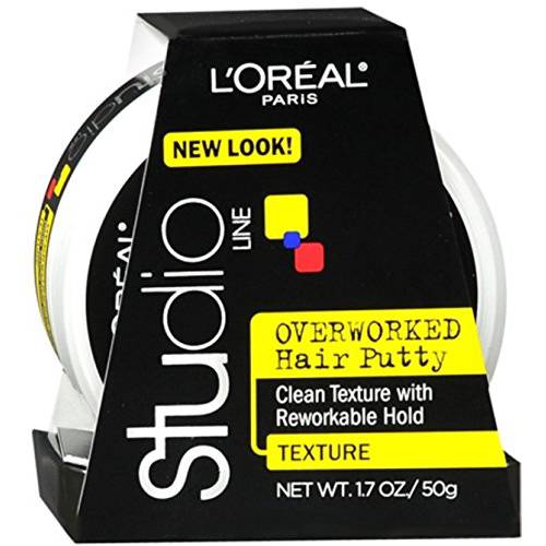 L’Oreal Studio Line Overworked Hair Putty 1.70 oz (Pack of 11)