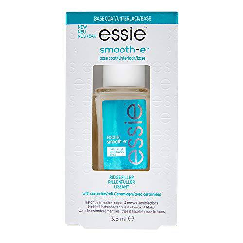 essie Smooth-E Smoothing Base Coat Nail Polish, Clear, 0.46 Ounce