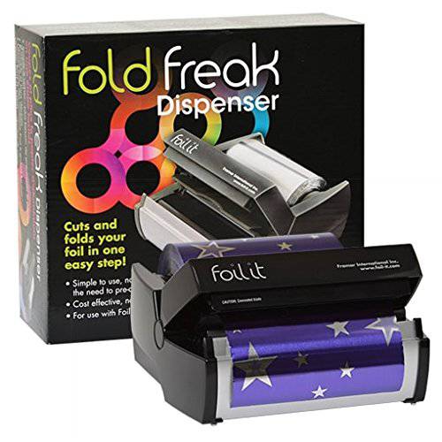 Framar Fold Freak Foil Dispenser for Aluminum Foil, Hair Foils (Cuts and Fold’s Hair Foil)