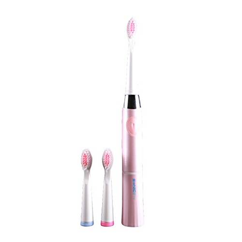 Sonicety Electric Toothbrush HI-503 (Value Pack Includes 3 Brushheads) (Pink)