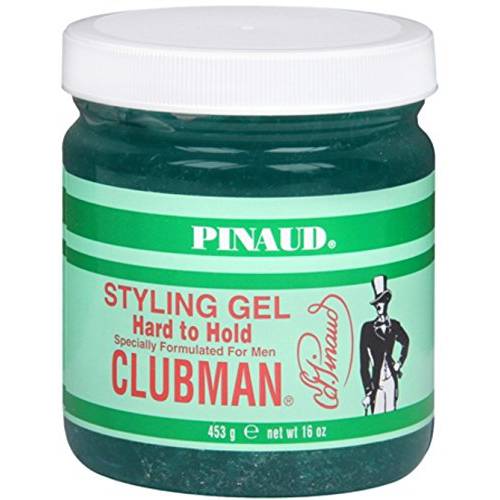 Pinaud Clubman Styling Gel Hard To Hold 16 oz (Pack of 5)