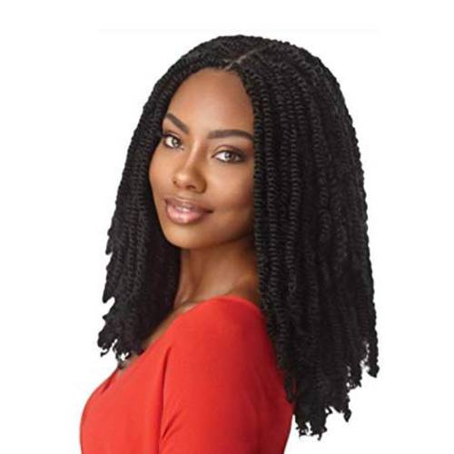 MULTI PACK DEALS Outre Synthetic Braid - X PRESSION TWISTED UP SPRINGY AFRO TWIST 24 (2-Pack, 1B)