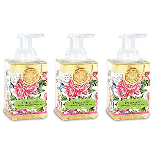 Michel Design Works Foaming Hand Soap, 17.8-Ounce, Peony - 3-PACK