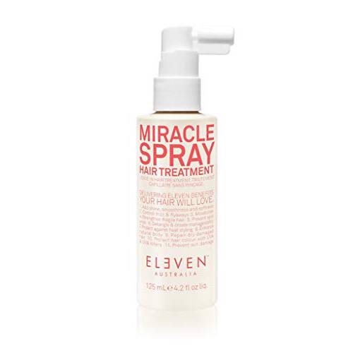 ELEVEN AUSTRALIA Miracle Spray Hair Treatment Must Have For All Hair Types - 4.2 Fl Oz
