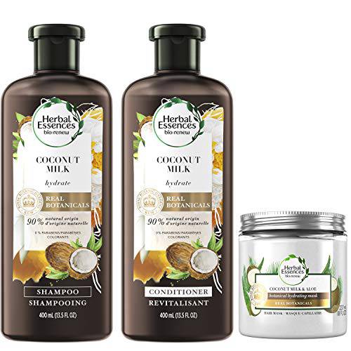 Herbal Essences Shampoo, Conditioner & Hair Mask Kit 13.5 Oz each, 8 Oz