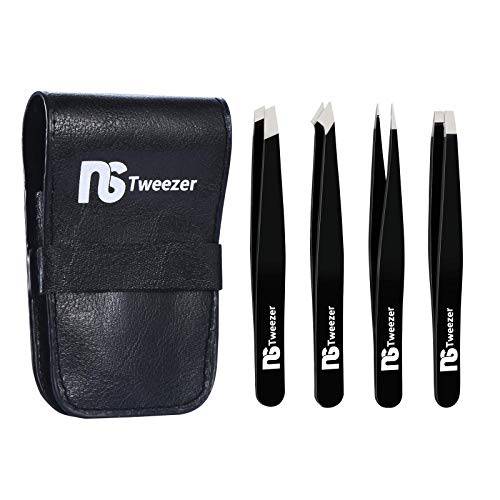 New Style Tweezers For Women And Men – Precision Eyebrow Stainless Steel Tweezer Set For Ingrown Hair, Chin, Splinter, Wig Combo Pack With Travel Case