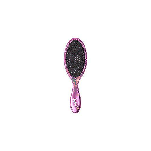 Wet Brush Disney Original Detangler Brush Princess Wholehearted - Jasmine, Dark Purple - All Hair Types - Ultra-Soft IntelliFlex Bristles Glide Through Tangles with Ease