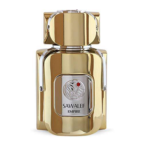 EMPIRE, Eau de Parfum 80 mL from the SAWALEF Boutique Range | Vanilla, Sandalwood and Soft Leather | Long Lasting with Intense Sillage | Cologne for Men and Perfume for Women | by Swiss Arabian Oud