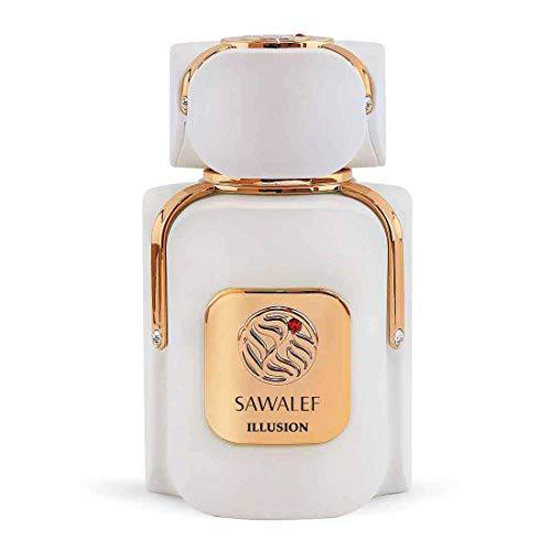 Swiss Arabian ILLUSION, Eau de Parfum 80 mL from the SAWALEF Boutique Range | Unisex Dry Woody Niche Release | Long Lasting with Intense Sillage | Cologne for Men and Perfume for Women Oud