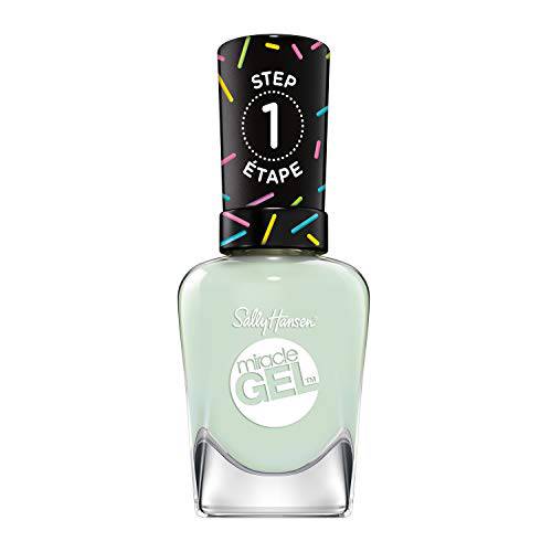 Sally Hansen Miracle Gel Donut Shop Collection Nail Polish, Mint Together, 0.5 Fl Oz