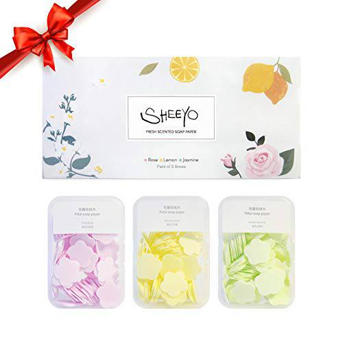 300pcs Portable Soap Sheets for Hand Washing, Antibacterial Travel Soap Sheets, Scented Mini Soap Sheets, Disposable Soluble Hand Soap for Outdoor